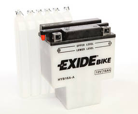 Акумулятор для мотоцикла сухозаряженный EXIDE YB6A-A 16AH 150x90x80