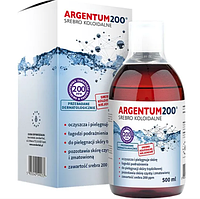 Коллоидное Серебро Тоник Для Лица и Тела 200 Частей на Миллион 500 мл Aura Herbals Argentum 200 Доставка из ЕС