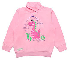 Водолазка дитяча для дівчинки GABBI SV-19-29 Друзі Рожевий на зріст 68 (11799)