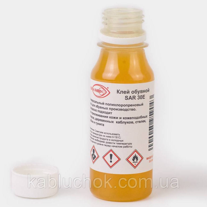 Клей для шкіри наїрит SAR-30E 100 мл універсальний поліхлороповий, фото 1