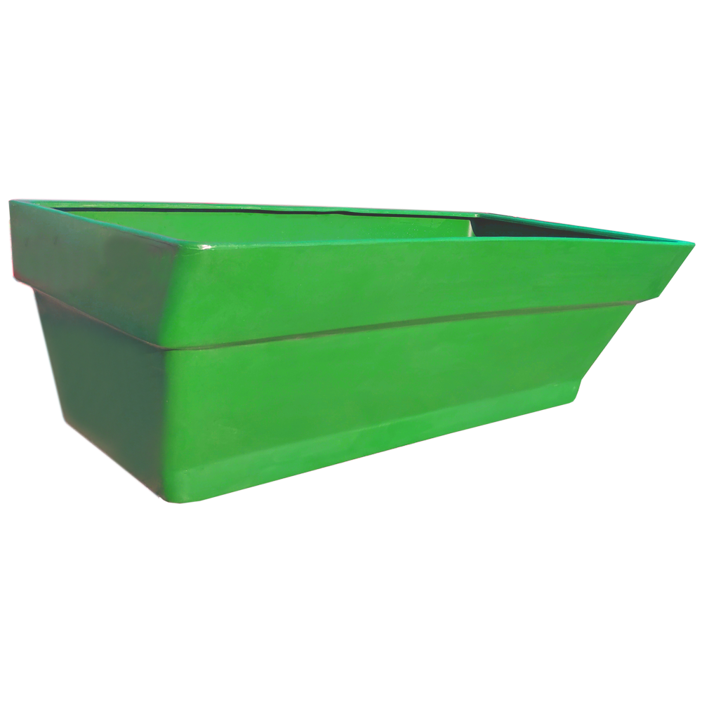Грядка пластиковая 210 л зелёная (эргономичный, переносной контейнер для садоводства) - фото 1 - id-p1585226988