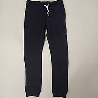 Спортивні штани дитячі темно-сині байка 134 зріст G&A