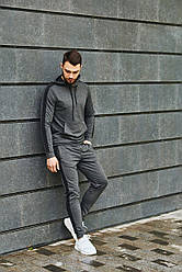 Чоловічий осінній спортивний костюм з боковими лампасами