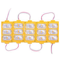 Лента Модуль 3LED 7338-2835 Yellow 12V 53129 (AG-COB 7338-2835 Yellow)