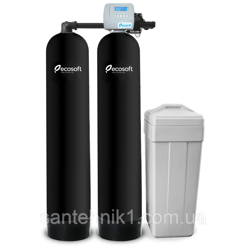 Фільтр зневоднення та пом'якшення води Ecosoft FK 1665CE Twin