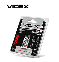 Аккумуляторы Videx HR03/AAА 1000mAh double blister/2шт