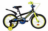 Дитячий велосипед FORMULA FURY 16" (блакитний з помаранчевим), фото 2