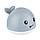 Іграшка для купання дітей "Кит фонтан" Mini Whale Fountain Сірий дитячі іграшки у ванну | игрушки в ванную, фото 2