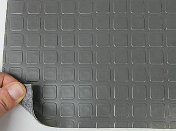 Відріз 2м, Автолінолеум, автолін сірий "Квадрат" (Dama) шир.1.8 м , лінолеум автомобільний Туреччина