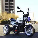 Дитячий електромотоцикл BMW BQ трьох колісний на акумуляторі, фото 4