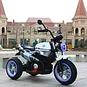 Дитячий електромотоцикл BMW BQ трьох колісний на акумуляторі, фото 7
