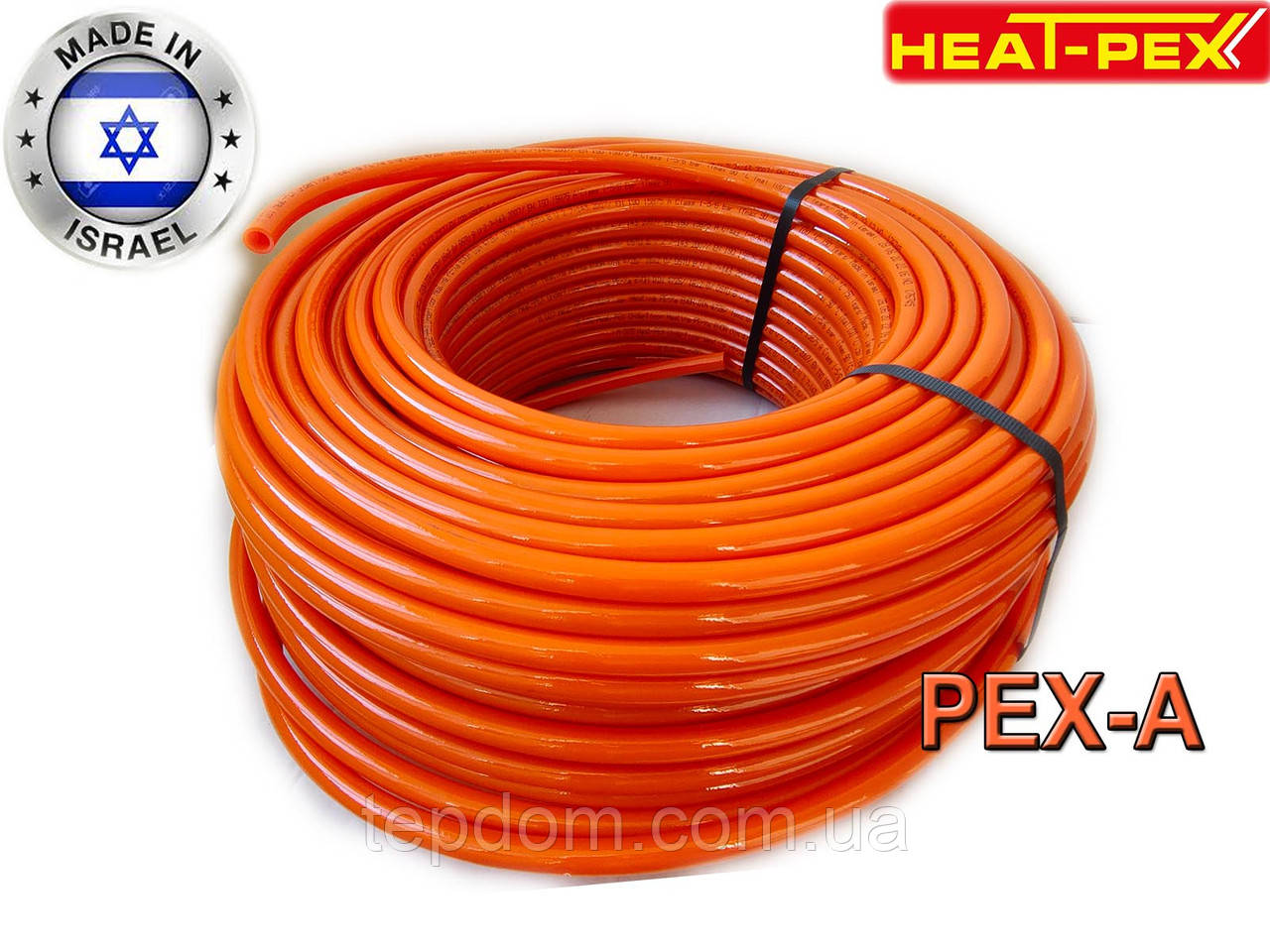 ТРУБА ТЕПЛОГО ВОДЯНОГО ПЛА HEAT-PEX PEX-A/A-OXY Ф 16 Х 2 ММ (ІЗРАЛЬ)