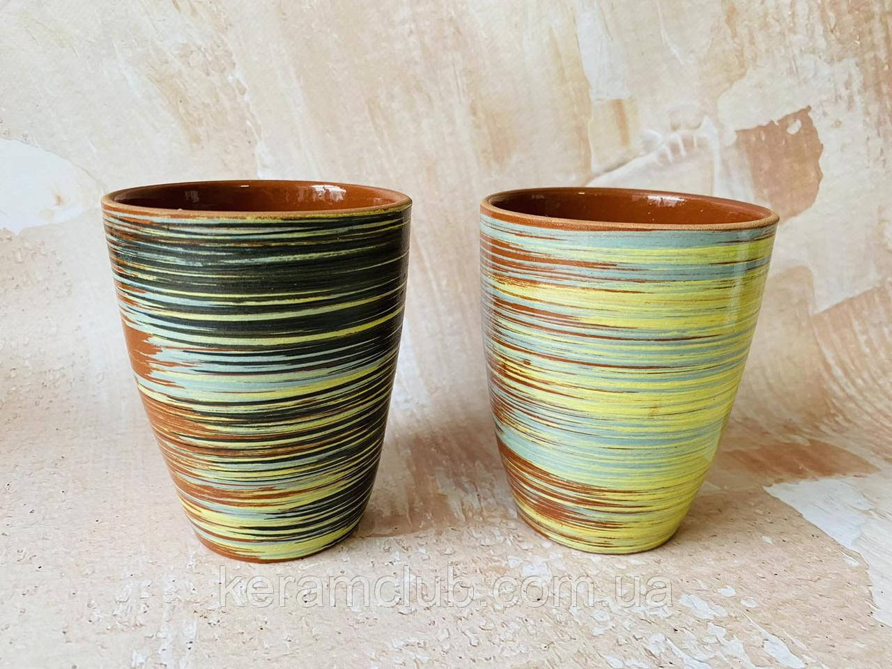 Глиняний стакан Керамклуб Color 300 мл