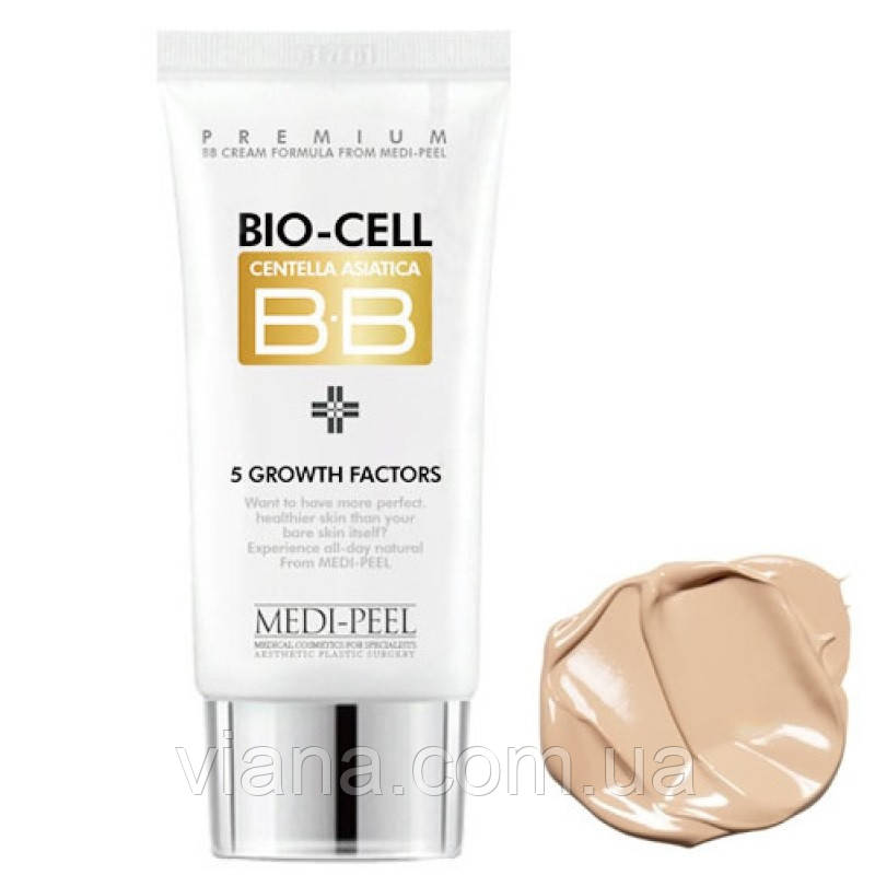 Плацентарний BB-крем зі стовбуровими клітинами MEDI-PEEL BB Cream Bio-Cell 5 Peptide Balance 50 ml