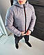 Чоловіча куртка синя коротка на весну осінь, фото 7