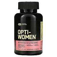 Мультивітаміни для жінок Opti-Women Optimum Nutrition 60 капсул