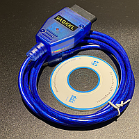 Адаптер k line USB VAG COM 409.1 RUS KKL Obd2 сканер вася диагност обд2 автосканер ваг ком
