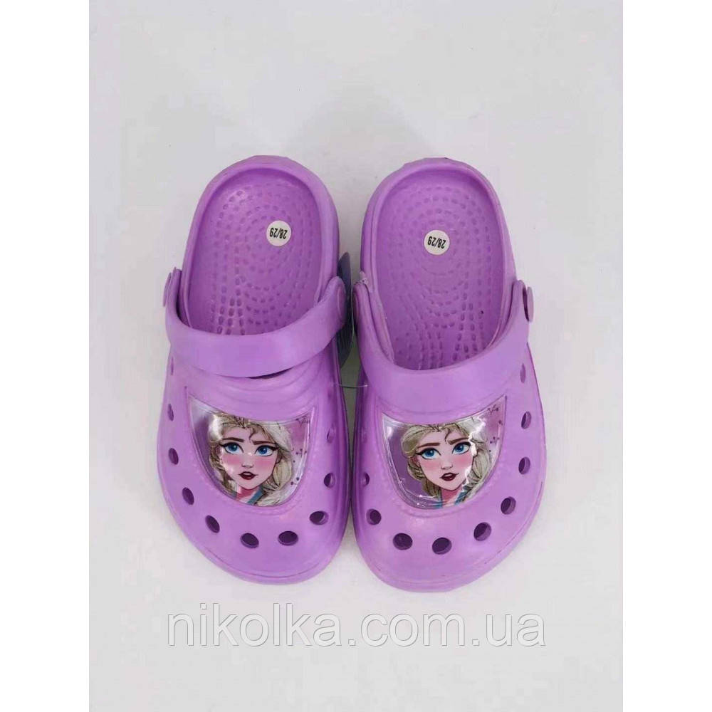 Крокси для дівчаток оптом, Disney, 22-32 рр., арт. 13626