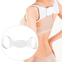 Корректор осанки "Chest Belt" Белый, ортопедический корсет для спины - ремень для осанки Чест Белт (ТОП)