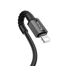 USB кабель Hoco X71 1m Lightning чорний, фото 2
