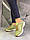 Женские кроссовки на шнуровке кожа+замш 36-40 р оливка, фото 3