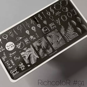 Пластина для стемпінгу RichColor No091