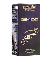 Крем-краска для бровей и ресниц с маслом DeMira Professional Ismida 2.1 Темно-коричневая 30 мл