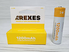 Літій-іонний акумулятор AREXES 18650 Li-Ion 1200 mAh, 3.7 V для електроприладів