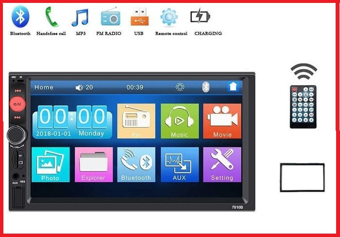 Автомагнітола 2DIN 7010 little + пульт (20) | Автомагнітола Pioneer, фото 1