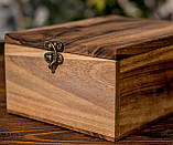 Коробка подарункова з дерева на замку шкатулка EB-2.2 S, фото 3