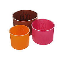 Набір силіконових форм для пасхи, 3 шт