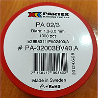Цифры и буквы английского алфавита для маркировки проводов Partex PA-02 по 1000 шт.
