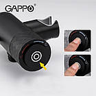 Змішувач для гігієнічного душу GAPPO прихованого монтажу чорний латунь G7288-6, фото 5