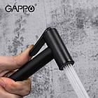 Змішувач для гігієнічного душу GAPPO прихованого монтажу чорний латунь G7288-6, фото 7