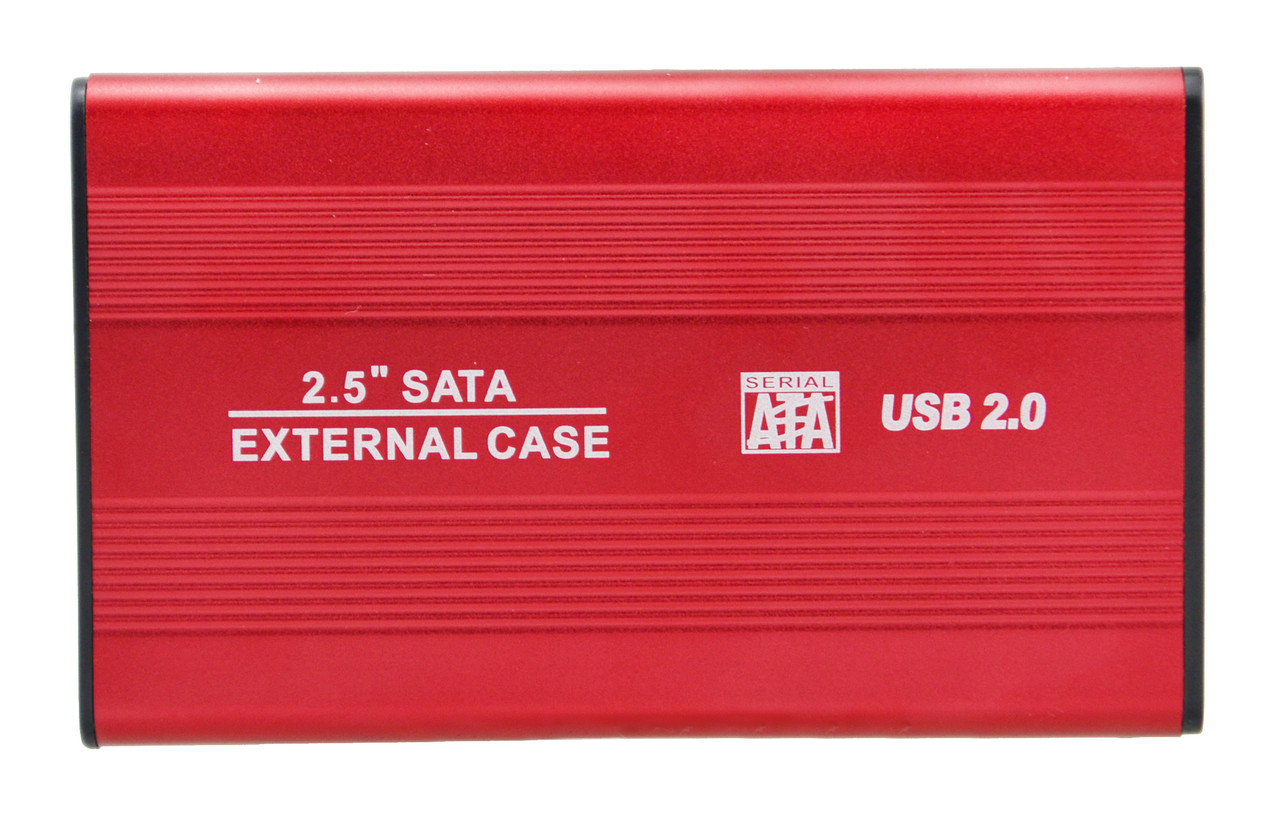 Зовнішня кишеня для HDD 2.5" SATA USB 2.0 Red (4344), фото 1