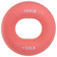 Эспандер кистевой силиконовый кольцо Zelart Jello 3815 нагрузка 20LB Pink