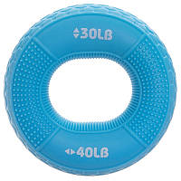 Эспандер кистевой силиконовый кольцо Zelart Jello 3815 нагрузка 30LB Blue