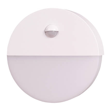 LED світильник Velmax V-WLS-10 10W 4100К IP54 з датчиком руху білий 24-63-10, фото 1