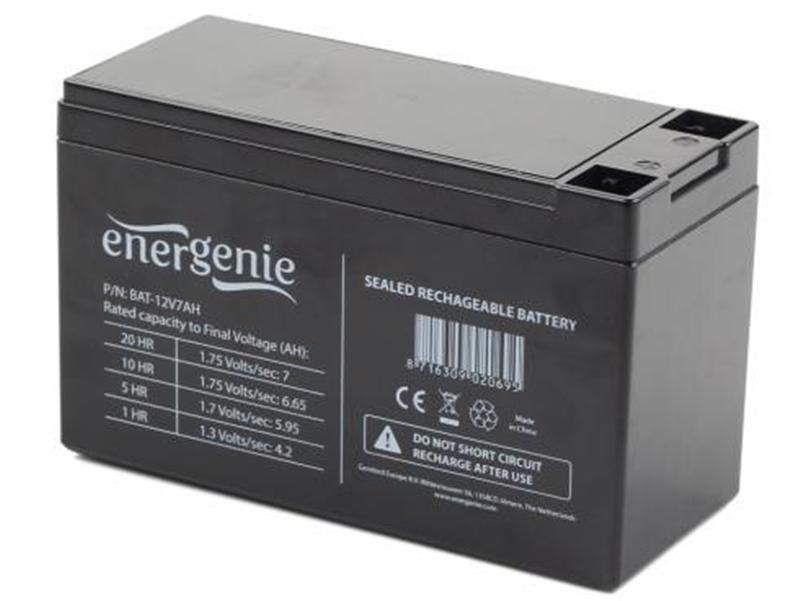 Акумуляторна батарея EnerGenie 12V 7.5 AH (BAT-12V7.5AH)