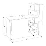 Комп'ютерний стіл зі стелажем ЛЕГА -1 (LEGA), фото 4