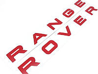 Надпись Range Rover Буквы Рендж Ровер Красный