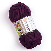 Yarnart SUPER MERINO (Супер Мерино) № 188 фиолетовый (Пряжа шерсть с акрилом, нитки для вязания)