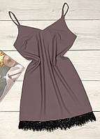 Пудровое платье с кружевом Одежда женская ТМ Exclusive