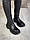 Женские кожаные демисезонные ботинки на низком ходу 36-40 р чёрный, фото 4