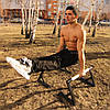 Паралетсі, стійки, упори Workout метал+дерево 50 см, фото 6