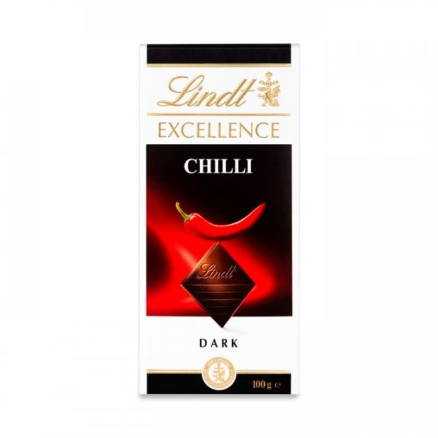 Шоколад Чорний Ліндт Экселенс з Перцем Lindt Excellence Chili 100 г Швейцарія