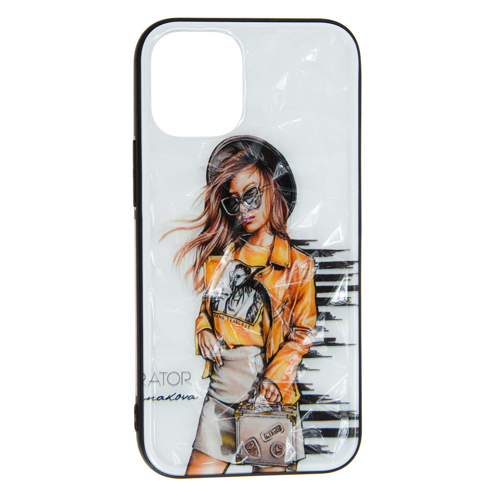 Чехол Prisma Ladies New для Apple iPhone 12 mini Girl Yellow