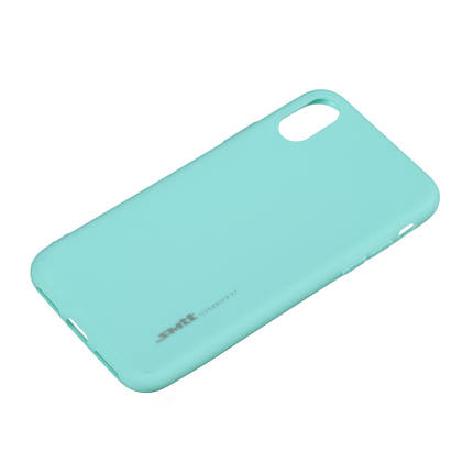 Силіконовий чохол SMTT для Apple iPhone X/Xs Light Blue, фото 3