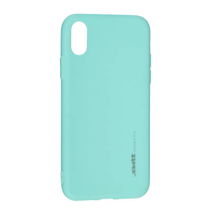 Силіконовий чохол SMTT для Apple iPhone X/Xs Light Blue, фото 1
