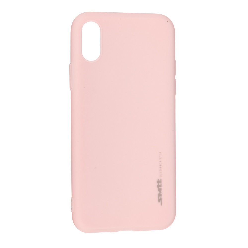 Силіконовий чохол SMTT для Apple iPhone X/Xs Pink